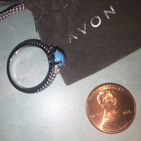 🆕Avon Sterling Silver Birthstone Ring Size 6 - Picture 5 of 5